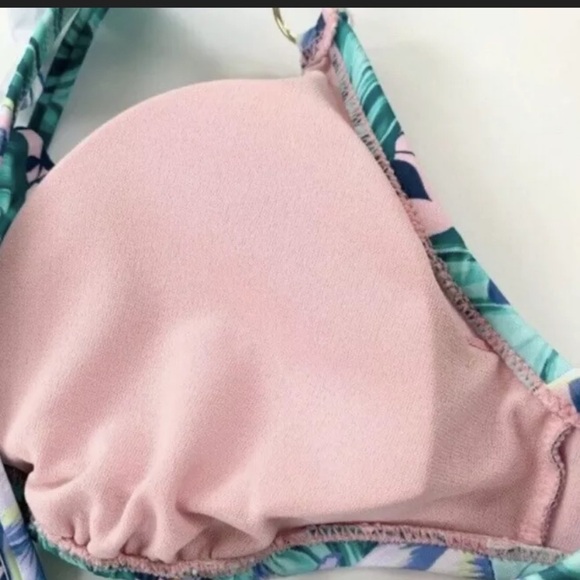 Gianni Bini Tropical Bikini Top Size Small - Picture 7 of 7